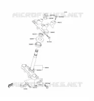 SUPPORT INFERIEUR pour Kawasaki KLX125L