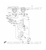 VILEBREQUIN/PISTON pour Kawasaki KLX125L