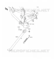 BEQUILLES pour Kawasaki KLX125