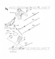 CABLES pour Kawasaki KLX125