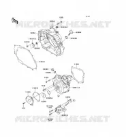 COUVERCLES MOTEUR pour Kawasaki KLX125