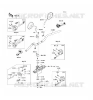 GUIDON pour Kawasaki KLX125