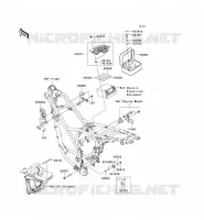 PIECE DE CADRE (COUVERTURE) pour Kawasaki KLX125