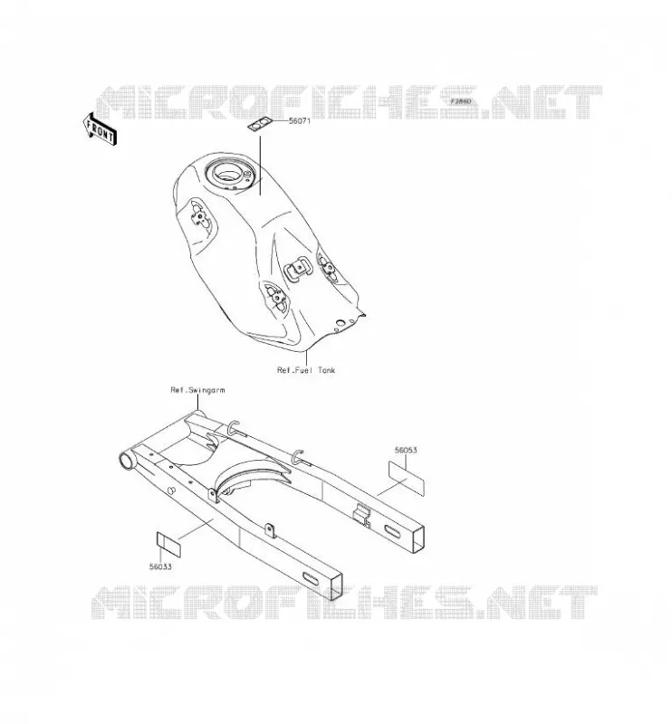 LABEL Kawasaki TOUT-TERRAIN 125 2013 KLX125  KLX125CDS