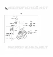 CARBU pour Kawasaki D-TRACKER 125