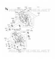 CARTER MOTEUR(S) pour Kawasaki D-TRACKER 125