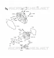 COUVERCLES MOTEUR pour Kawasaki D-TRACKER 125