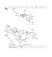 FEUX ARRI&Egrave;RE(S) pour Kawasaki D-TRACKER 125