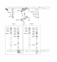 FOURCHE pour Kawasaki D-TRACKER 125