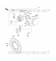 FREIN AVANT pour Kawasaki D-TRACKER 125