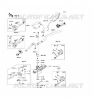 GUIDON pour Kawasaki D-TRACKER 125