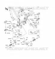 REPOSE PIED pour Kawasaki D-TRACKER 125