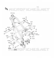 SUPPORT MOTEUR pour Kawasaki D-TRACKER 125