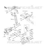 SUSPENSION/AMORTISSEUR pour Kawasaki D-TRACKER 125