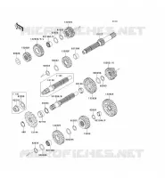 TRANSMISSION pour Kawasaki D-TRACKER 125