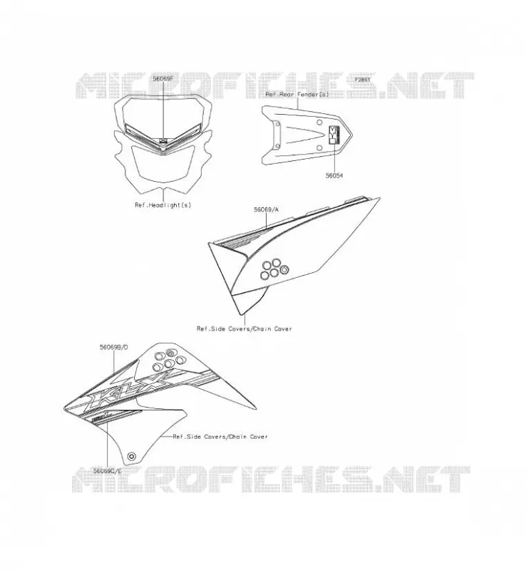 STICKER Kawasaki TOUT-TERRAIN 150 2014 KLX150L  KLX150EEF