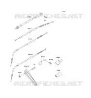CABLES pour Kawasaki KLX250R