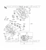 CARTER MOTEUR(S) pour Kawasaki KLX250R