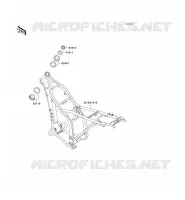 CH&Acirc;SSIS pour Kawasaki KLX250R