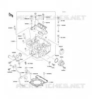 CULASSE pour Kawasaki KLX250R