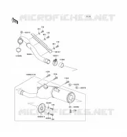 &Eacute;CHAPPEMENT pour Kawasaki KLX250R