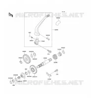 MECANISME DE KICK pour Kawasaki KLX250R