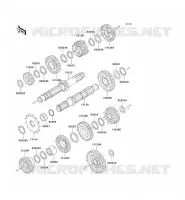 TRANSMISSION pour Kawasaki KLX250R