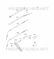 CABLES pour Kawasaki KLX250R