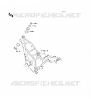 CH&Acirc;SSIS pour Kawasaki KLX250R