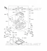 CULASSE pour Kawasaki KLX250R