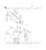&Eacute;CHAPPEMENT pour Kawasaki KLX250R