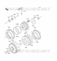 EMBRAYAGE pour Kawasaki KLX250R