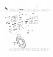 FREIN AVANT pour Kawasaki KLX250R