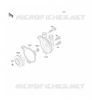 POMPE &Agrave; EAU pour Kawasaki KLX250R