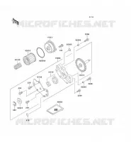 POMPE A HUILE pour Kawasaki KLX250R