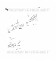 REPOSE PIED pour Kawasaki KLX250R