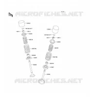 SOUPAPE pour Kawasaki KLX250R