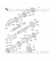 TRANSMISSION pour Kawasaki KLX250R