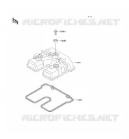 COUVRE CULASSE pour Kawasaki KLX250R