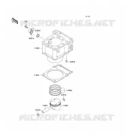 CYLINDRE/PISTON pour Kawasaki KLX250R