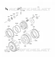 EMBRAYAGE pour Kawasaki KLX250R