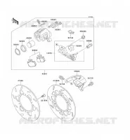 FREIN ARRIERE pour Kawasaki KLX250R