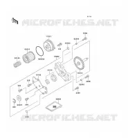 POMPE A HUILE pour Kawasaki KLX250R
