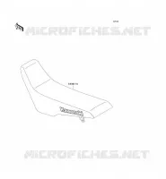 SELLE pour Kawasaki KLX250R