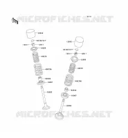 SOUPAPE pour Kawasaki KLX250R