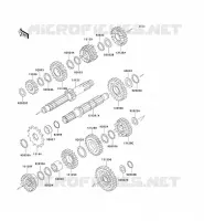 TRANSMISSION pour Kawasaki KLX250R