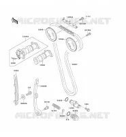 ARBRE A CAME/TENDEUR pour Kawasaki KLX250