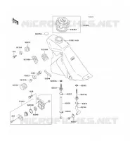 RESERVOIR CARBURANT pour Kawasaki KLX250
