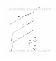 CABLES pour Kawasaki D-TRACKER