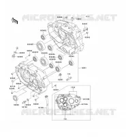 CARTER MOTEUR(S) pour Kawasaki D-TRACKER